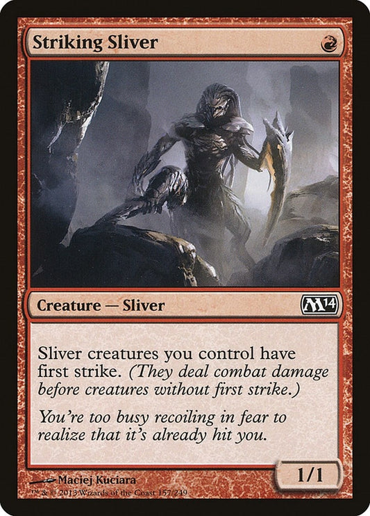 Image for Striking Sliver (157) (M14) - Magic: The Gathering