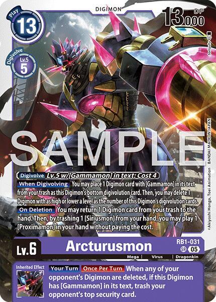 Arcturusmon (Reprint) (RB1-031 SR) (AD-01)