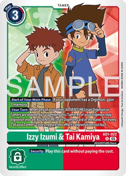 Izzy Izumi & Tai Kamiya (AD1-022) (AD-01)