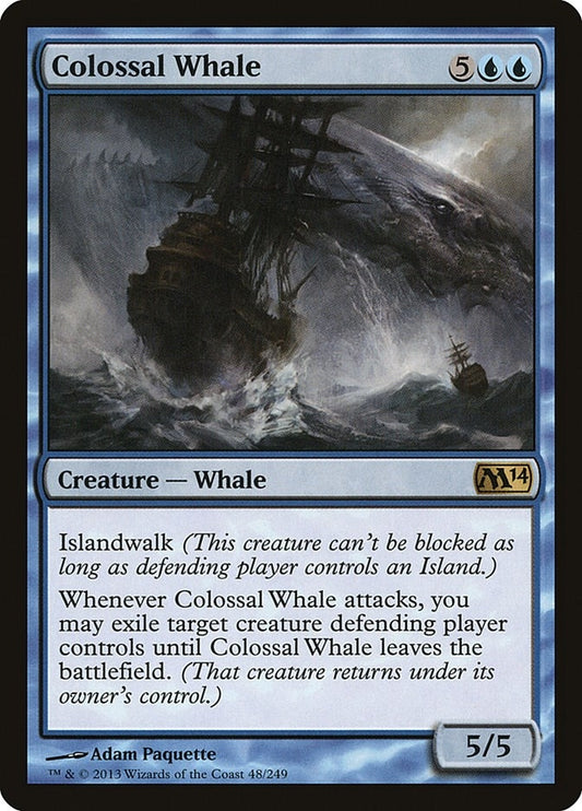 Image for Colossal Whale (48) (M14) - Magic: The Gathering