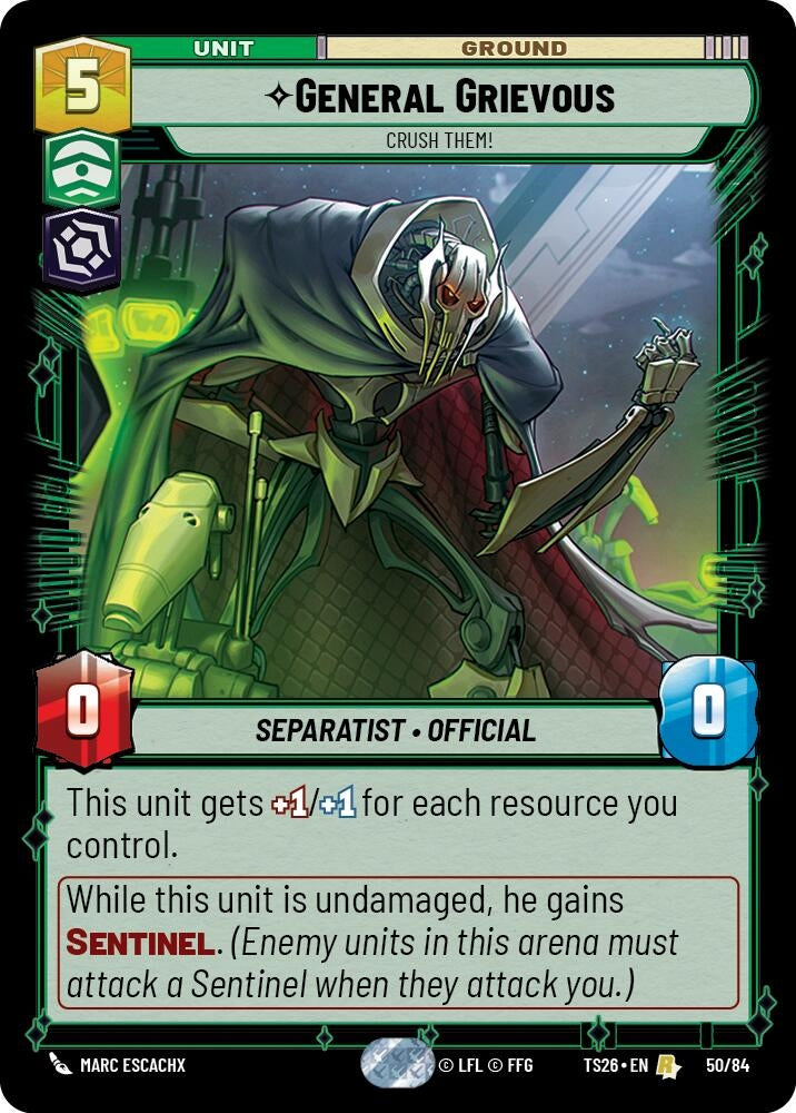 General Grievous - Crush Them! (50/84) (TS26)