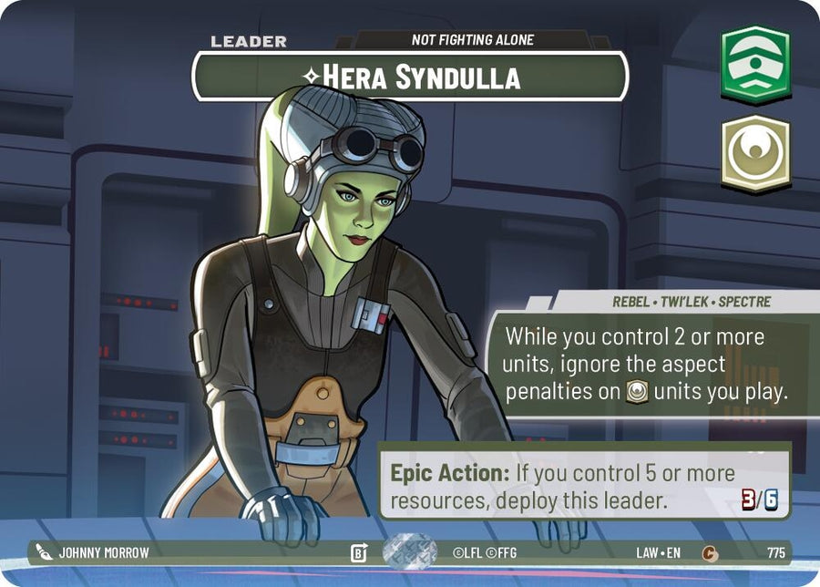Hera Syndulla - Not Fighting Alone (Showcase) (775) (LAW)
