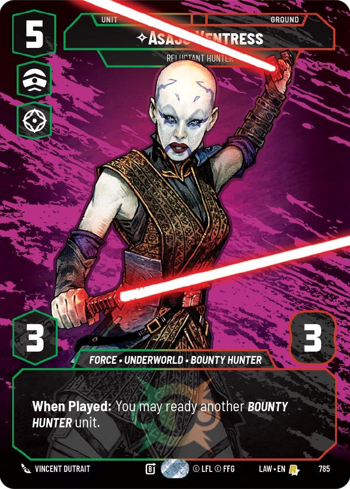 Asajj Ventress - Reluctant Hunter (Prestige) (785) (LAW)