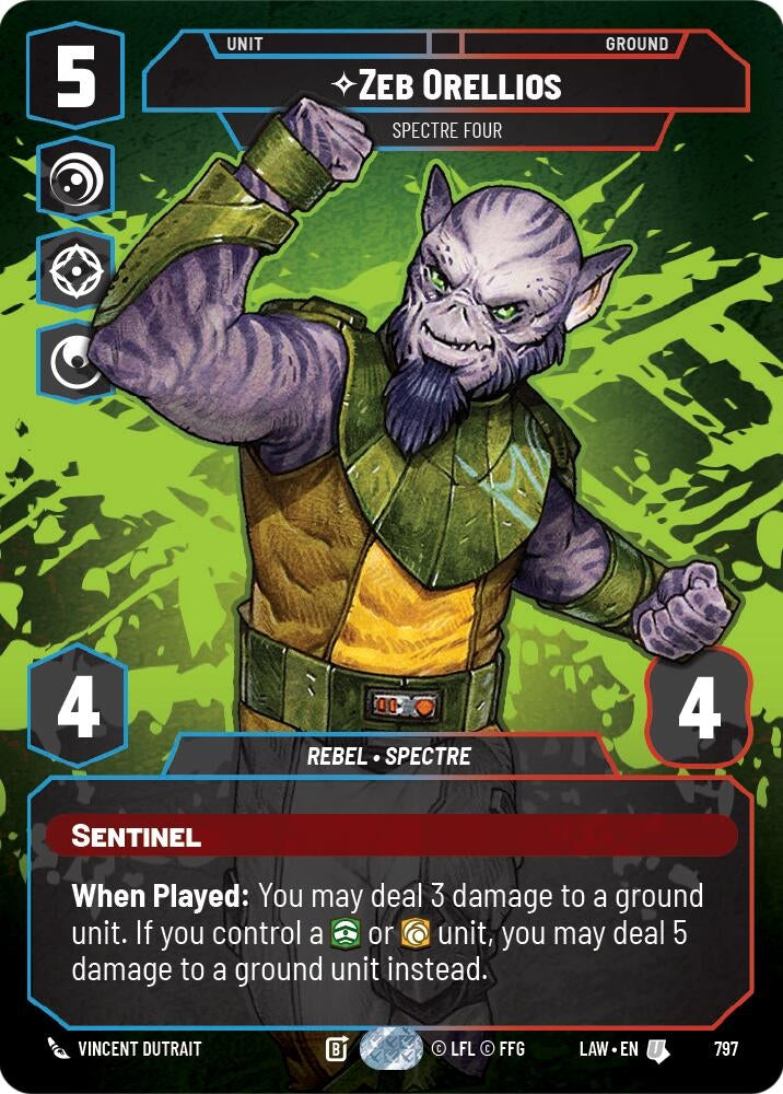Zeb Orellios - Spectre Four (Prestige) (797) (LAW)