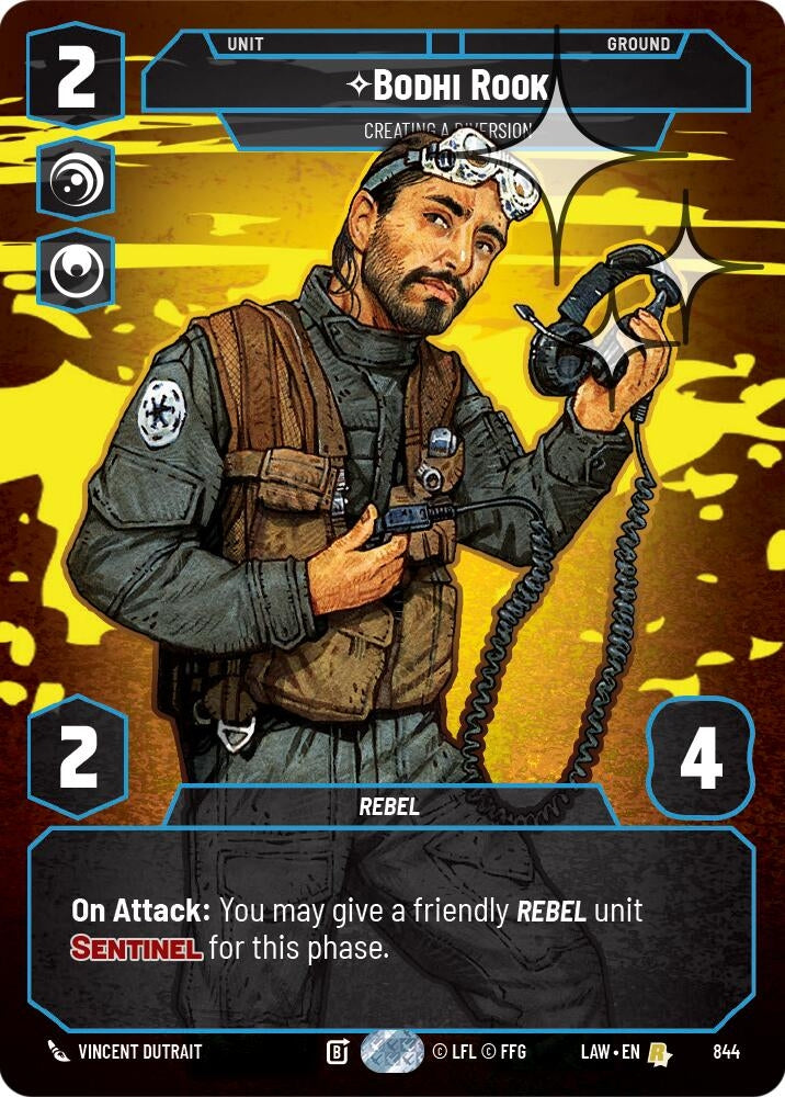 Bodhi Rook - Creating a Diversion (Prestige Foil) (844) (LAW)