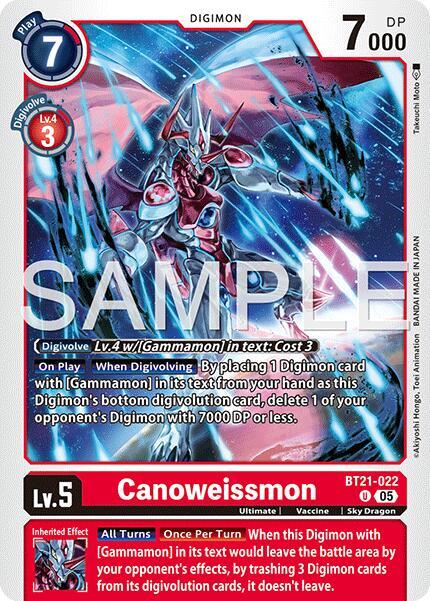 Canoweissmon (Reprint) (BT21-022 U) (AD-01)