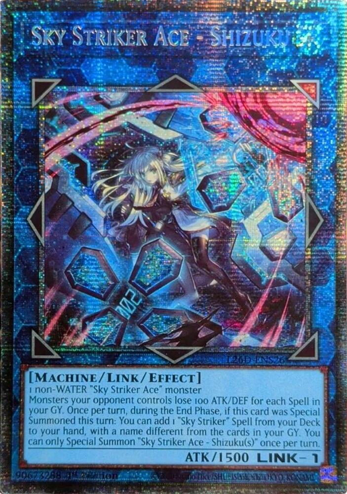 Sky Striker Ace - Shizuku (Alternate Art) (Starlight Rare) (L26D-ENS26) (L26D)