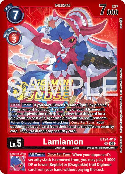 Lamiamon (Judge Pack 9) (BT24-016 U) (BT-24)