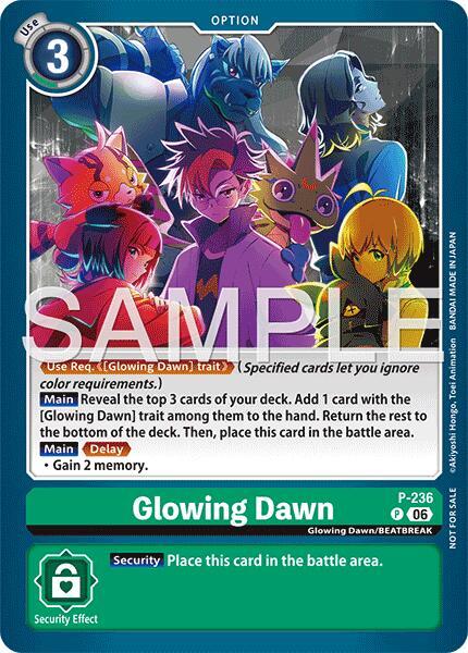 Glowing Dawn (Store Tournament 2026 Vol. 2 Participation Pack) (P-236 P) (D-PR)