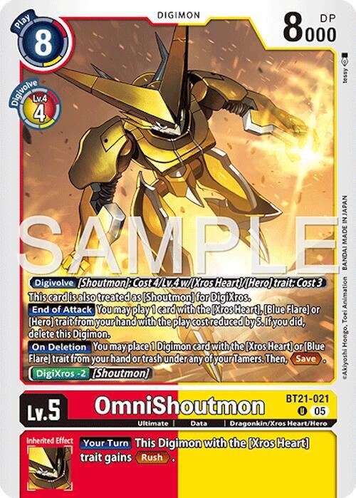 OmniShoutmon (Reprint) (BT21-021 U) (AD-01)