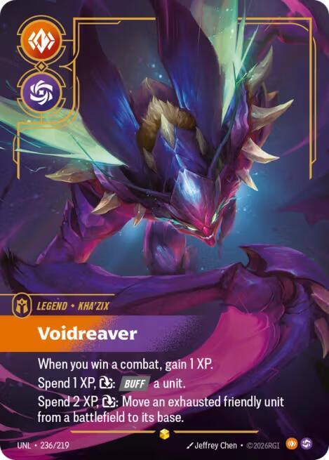 Kha'Zix, Voidreaver (Overnumbered) (236/219) (UNL)