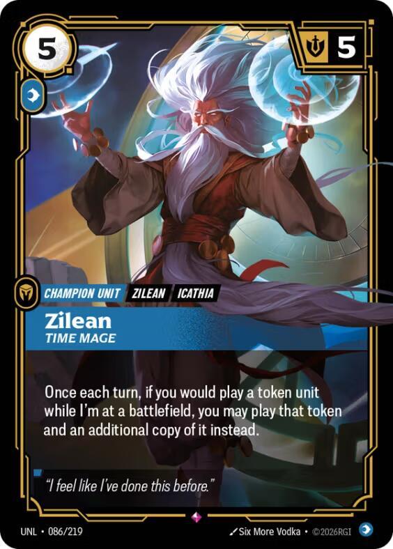 Zilean, Time Mage (086/219) (UNL)