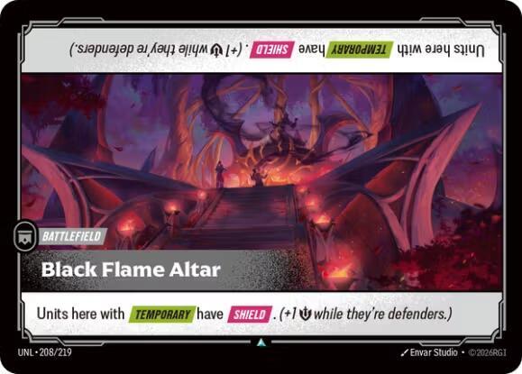 Black Flame Altar (208/219) (UNL)