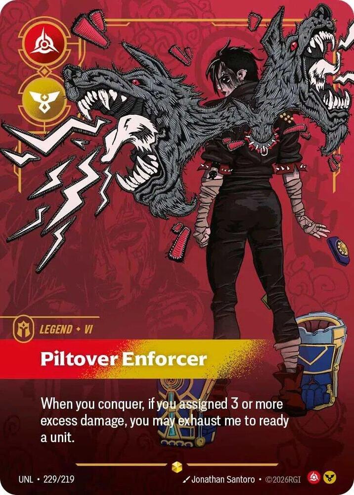 Vi, Piltover Enforcer (Overnumbered) (229/219) (UNL)