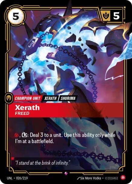 Xerath, Freed (026/219) (UNL)