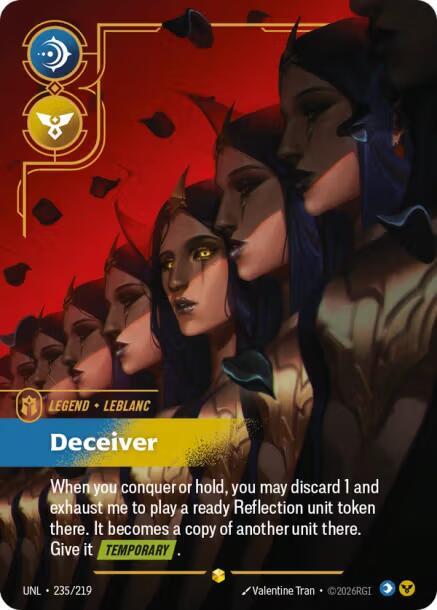 LeBlanc, Deceiver (Overnumbered) (235/219) (UNL)