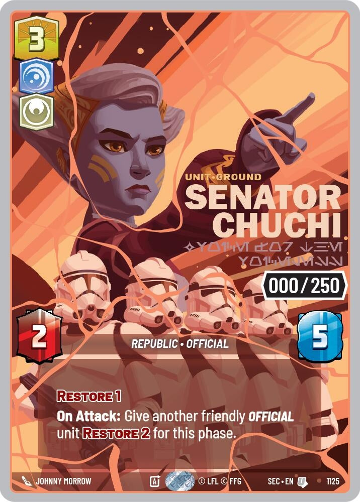 Senator Chuchi - Voice for the Voiceless (Serialized) (Rose Gold) (1125) (SEC)