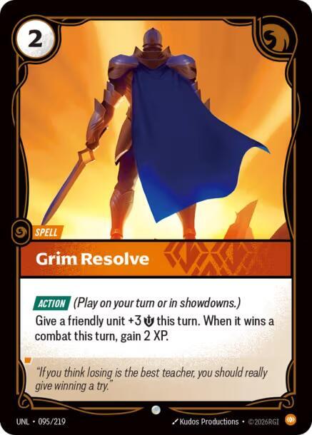 Grim Resolve (095/219) (UNL)