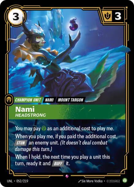 Nami, Headstrong (052/219) (UNL)