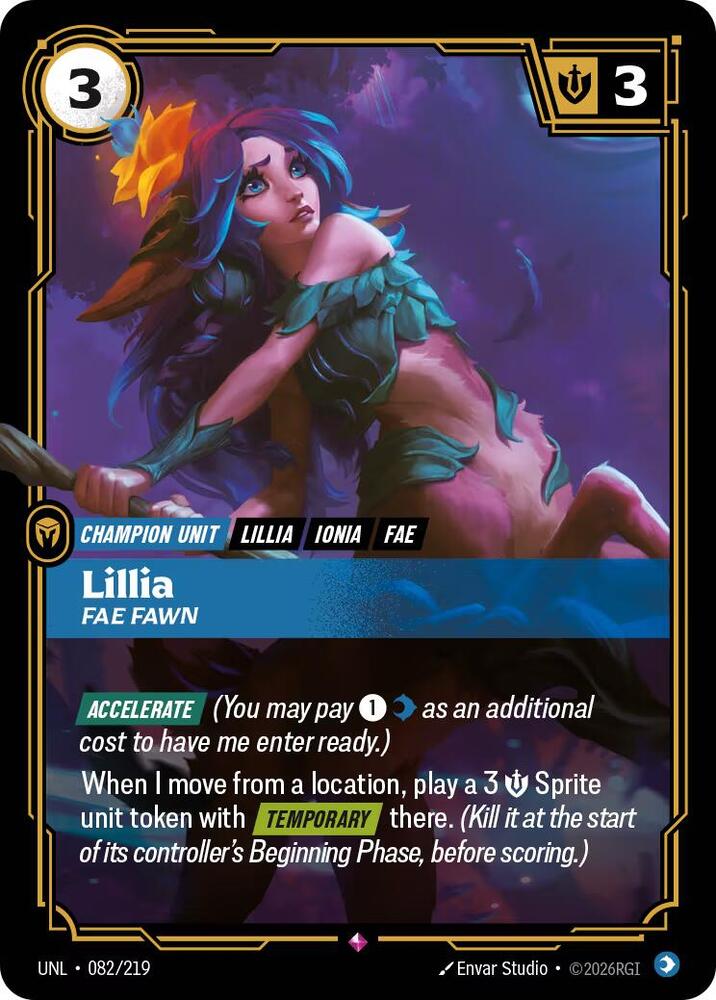 Lillia, Fae Fawn (082/219) (UNL)