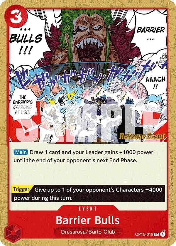 Barrier Bulls (OP15-019) (OP15 RE)