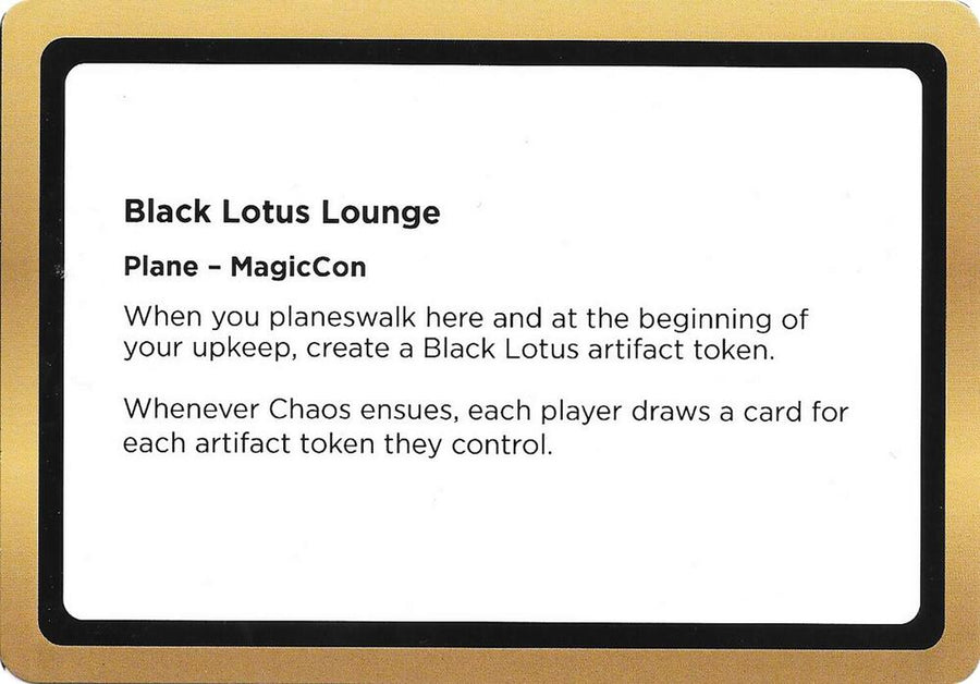 Black Lotus Lounge (Black Lotus Unknown Planechase) (OVER)