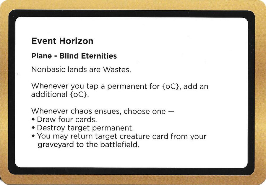 Event Horizon (Black Lotus Unknown Planechase) (OVER)