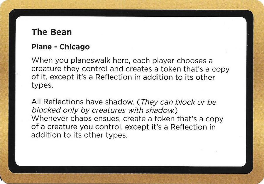 The Bean (Black Lotus Unknown Planechase) (OVER)