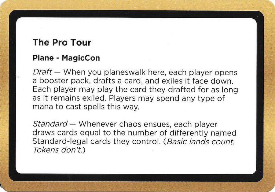 The Pro Tour (Black Lotus Unknown Planechase) (OVER)