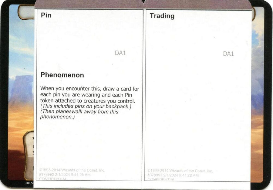 Pin Trading (Black Lotus Unknown Planechase) (OVER)