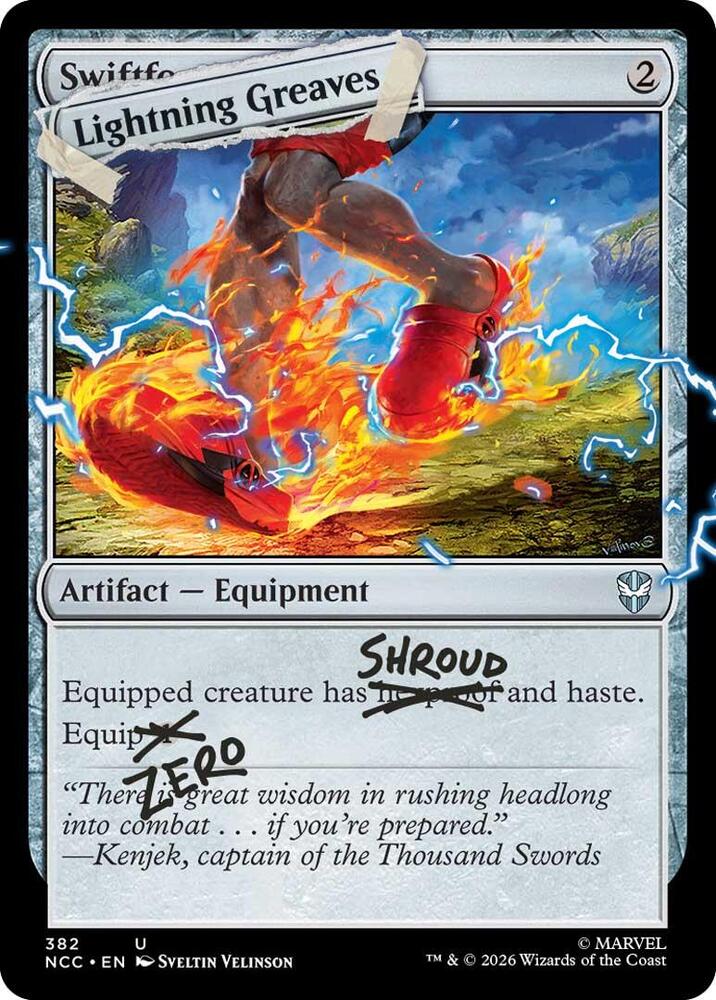 Lightning Greaves (382) (382) (SLD)