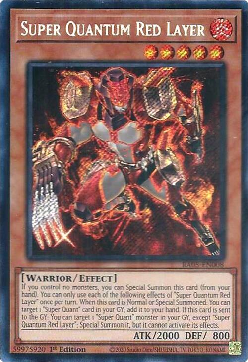 Super Quantum Red Layer (Secret Rare) (RA05-EN008) (RA05)