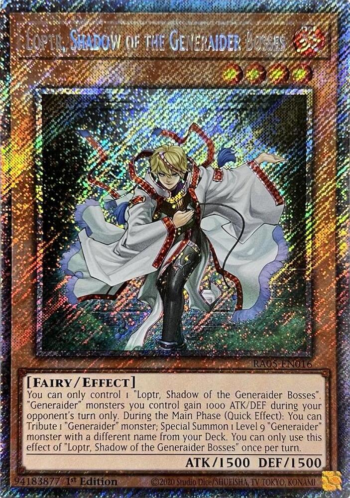 Loptr, Shadow of the Generaider Bosses (Platinum Secret Rare) (RA05-EN016) (RA05)