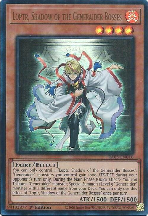 Loptr, Shadow of the Generaider Bosses (Ultra Rare) (RA05-EN016) (RA05)