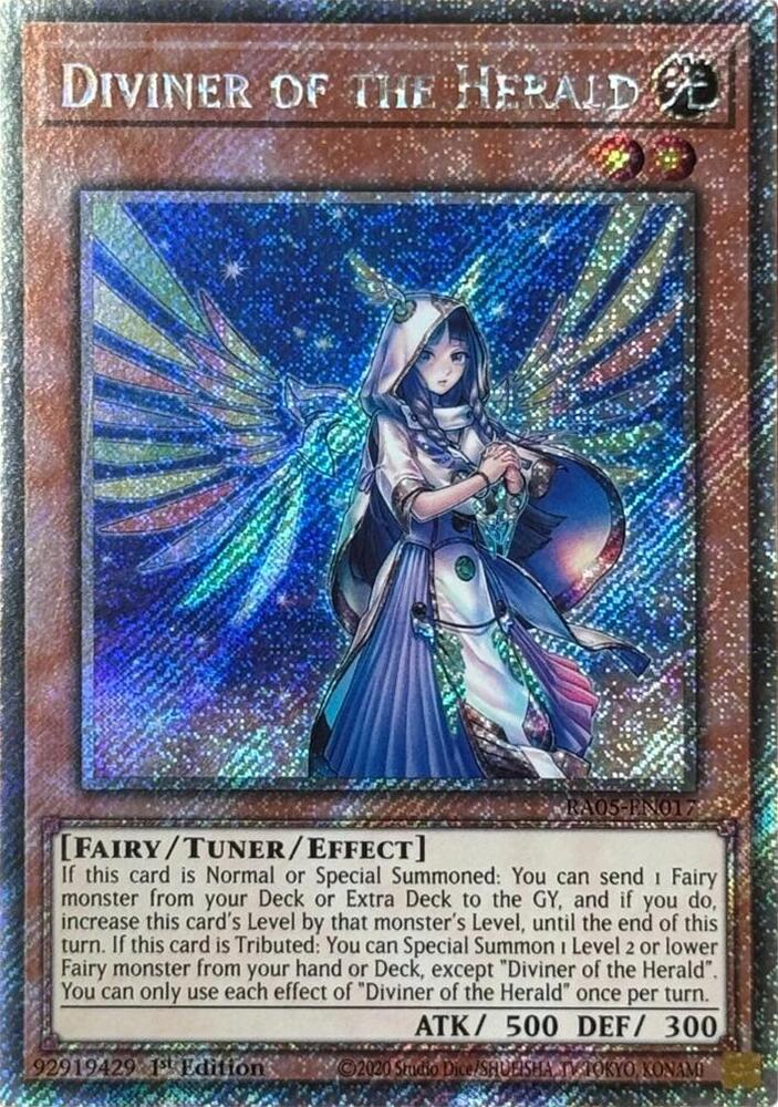Diviner of the Herald (Platinum Secret Rare) (RA05-EN017) (RA05)