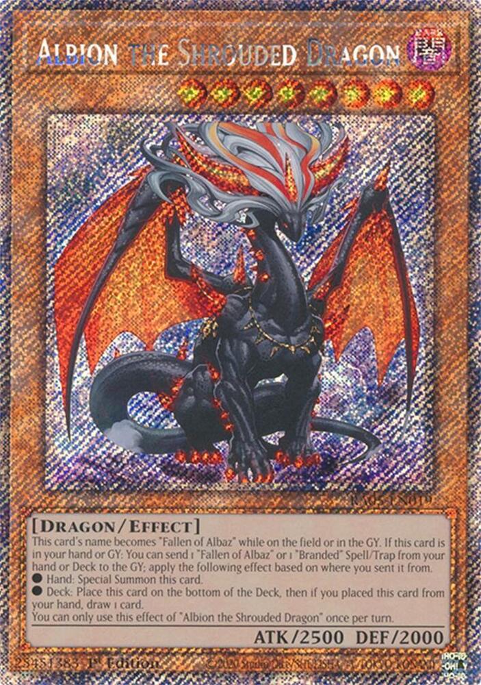 Albion the Shrouded Dragon (Platinum Secret Rare) (RA05-EN019) (RA05)