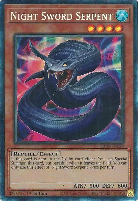 Night Sword Serpent (PCR) (RA05-EN020) (RA05)