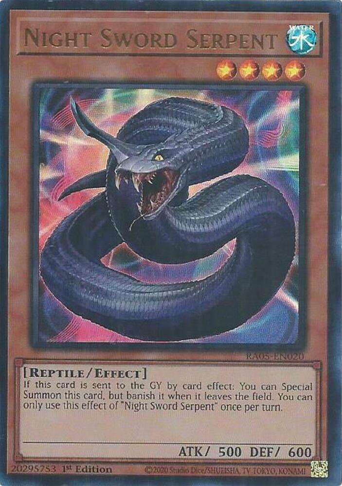Night Sword Serpent (Ultra Rare) (RA05-EN020) (RA05)