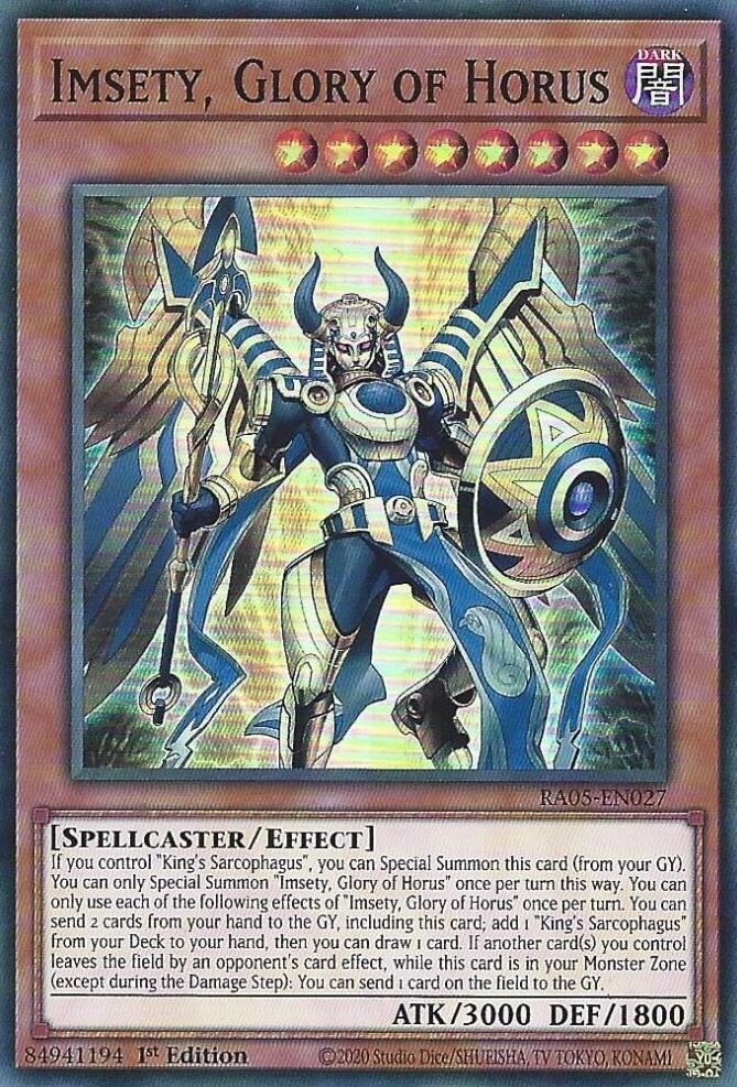 Imsety, Glory of Horus (RA05-EN027) (RA05)