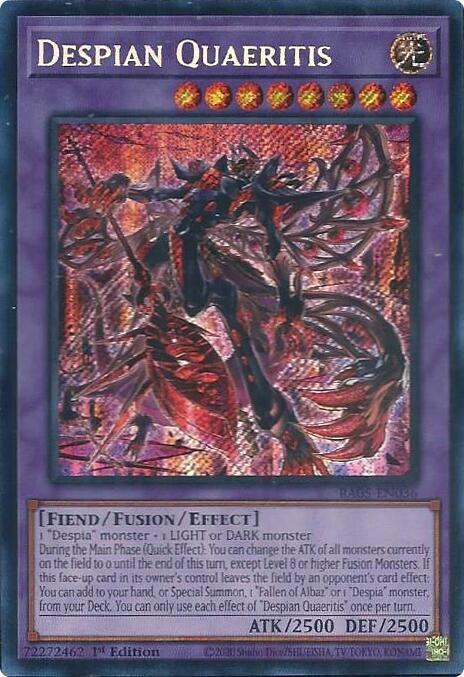 Despian Quaeritis (Secret Rare) (RA05-EN036) (RA05)