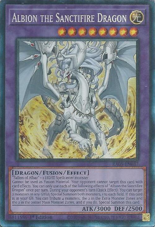 Albion the Sanctifire Dragon (PCR) (RA05-EN037) (RA05)