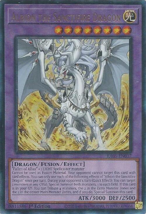 Albion the Sanctifire Dragon (PUR) (RA05-EN037) (RA05)