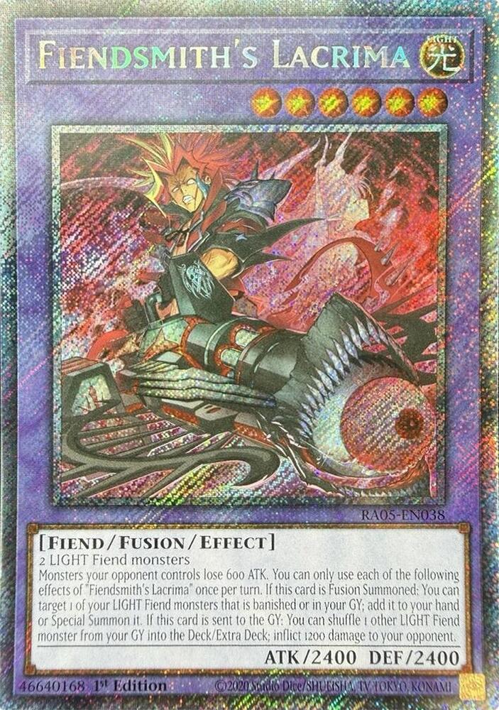 Fiendsmith's Lacrima (Platinum Secret Rare) (RA05-EN038) (RA05)