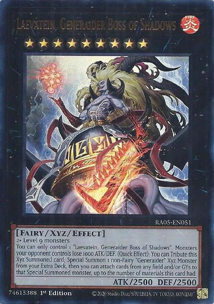 Laevatein, Generaider Boss of Shadows (Ultra Rare) (RA05-EN051) (RA05)