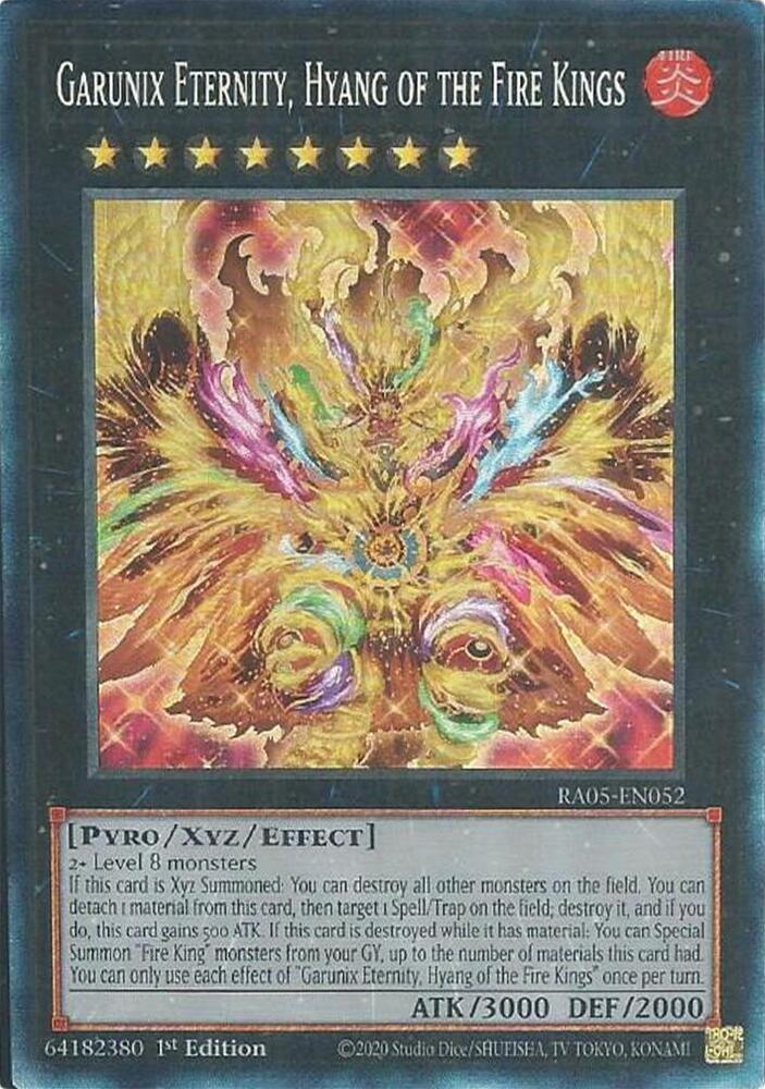 Garunix Eternity, Hyang of the Fire Kings (PCR) (RA05-EN052) (RA05)