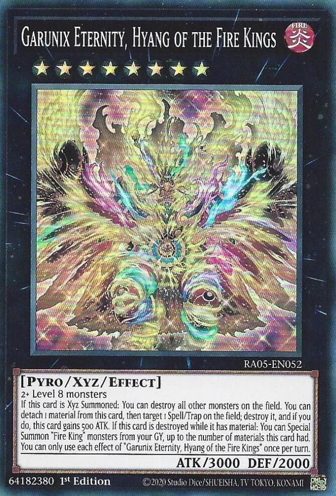 Garunix Eternity, Hyang of the Fire Kings (RA05-EN052) (RA05)
