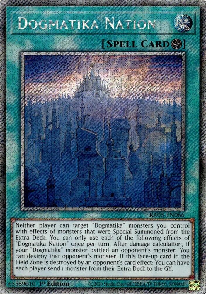 Dogmatika Nation (Platinum Secret Rare) (RA05-EN066) (RA05)