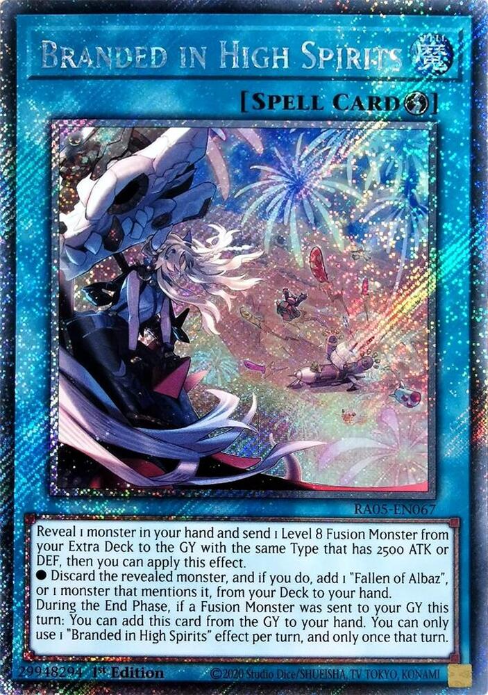 Branded in High Spirits (Platinum Secret Rare) (RA05-EN067) (RA05)