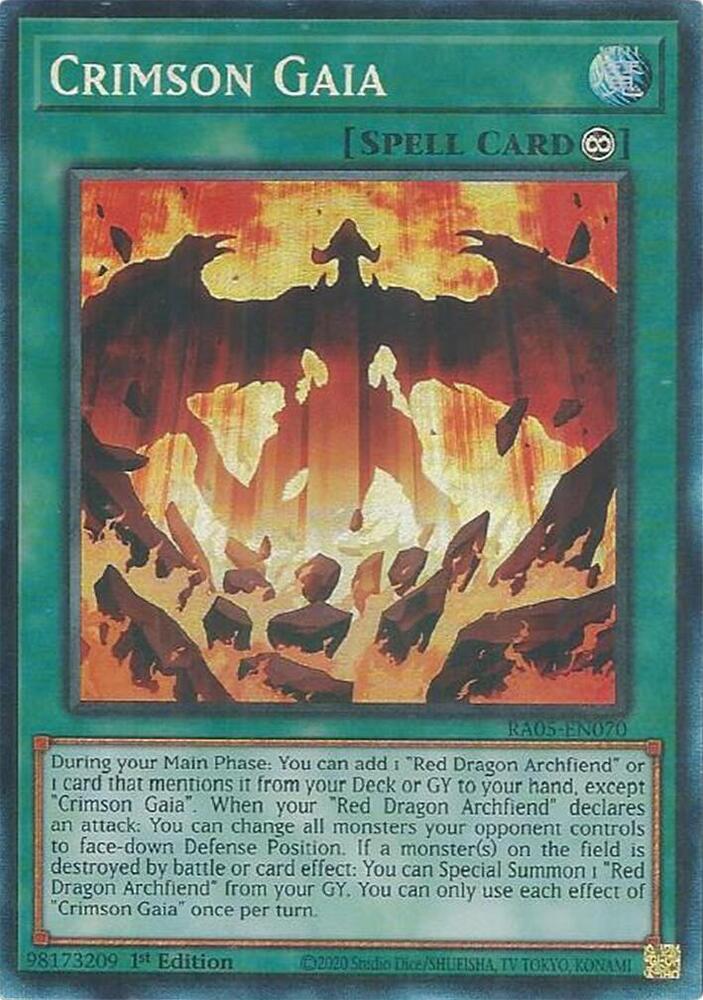 Crimson Gaia (PCR) (RA05-EN070) (RA05)