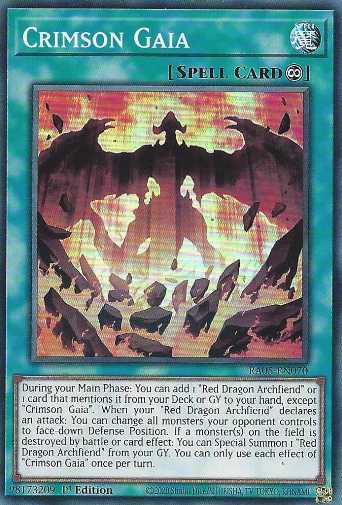 Crimson Gaia (RA05-EN070) (RA05)